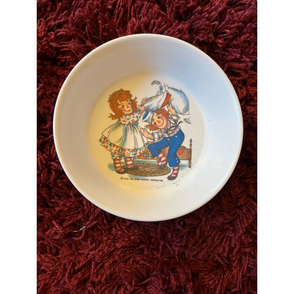 VINTAGE RAGGEDY ANN AND ANDY BOWL